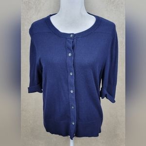 Eddie Bauer Cardigan 3/4 Sleeve Women’s Full Button Up